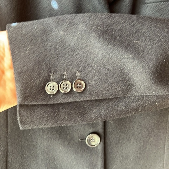 Vintage 90’s Victor Victoria navy cashmere blazer. Made in Italy, Size 44 - Picture 5 of 8